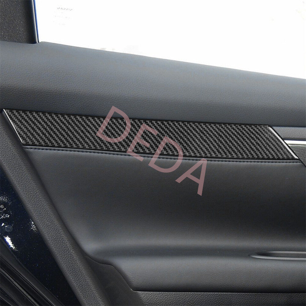Carbon Fiber Interior Door Panel Decoraitve Trim for Nissan Altima Teana 2013-18