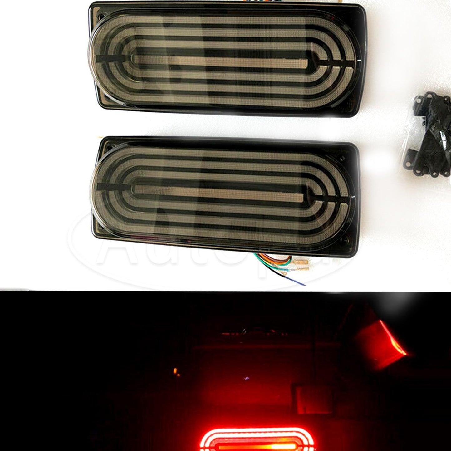 2Pcs W463 Circular Dynamic LED Tail Light for Mercedes-Benz G -Class G500 G63