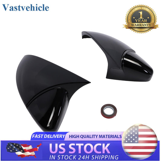 2PCS Car Rearview Side Mirror Cover for VW for GOLF 7 MK7 MK7.5 R GTI 2014-2019