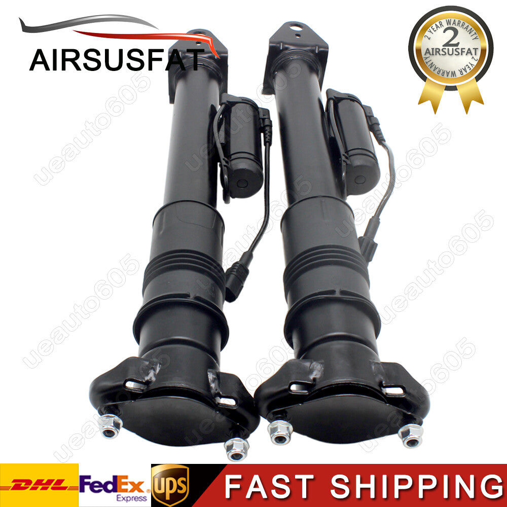 2X for Mercedes GL ML W164 X164 Rear R+L Air Suspension Shock Absorbers W/Sensor