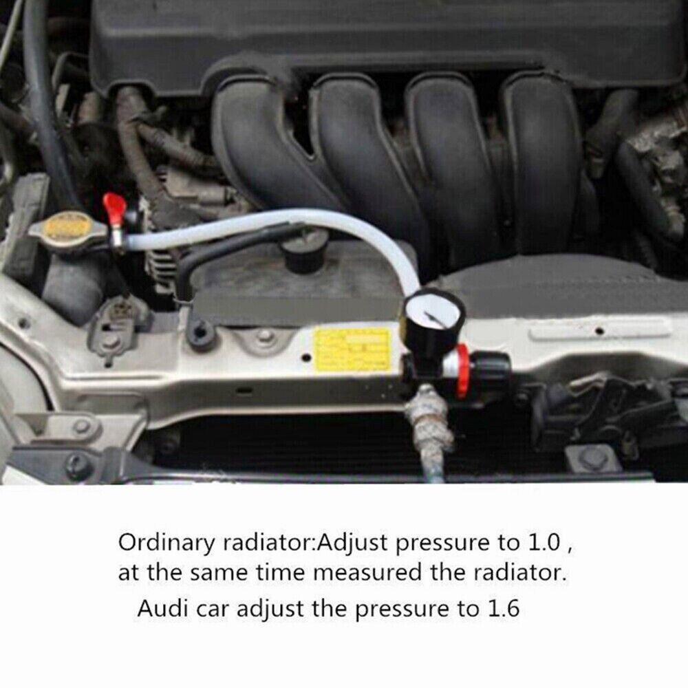 Universal Car Cooling Radiator Pressure Tester, Water Tank Detector Checker Tool