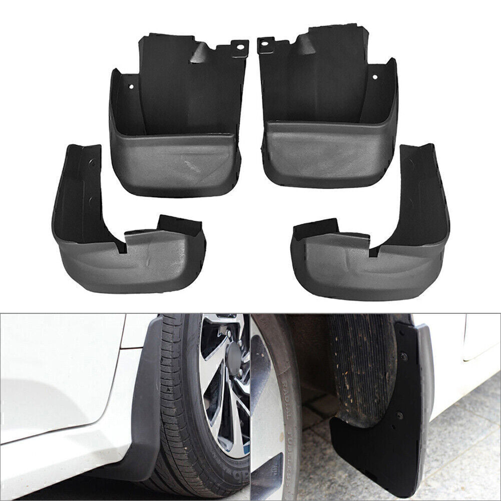 4Pcs Front Rear Mud Flaps Splash Guard Fit for Honda for Civic 4 Door Sedan 2006-2011 07