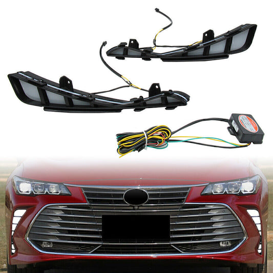 2pcs LED Daytime Running Lights DRL for Toyota for Avalon 2019 2020 ABS