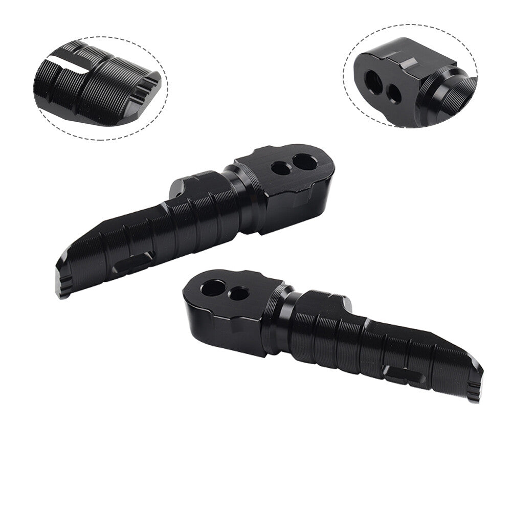 Black Rear Footrests Passenger Foot Peg For Peugeo Speedfight 4 50 125 150