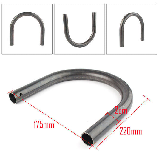 Edelstahl 175mm Cafe Racer R¨¹cksitz Kissen Schwarz f¨¹r for Yamaha XS 750 850 for Honda