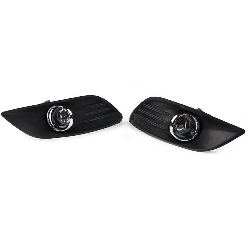 Fog Lights Headlight Cover Grille Bezel Harness Switch Kit ForFord Focus MK2