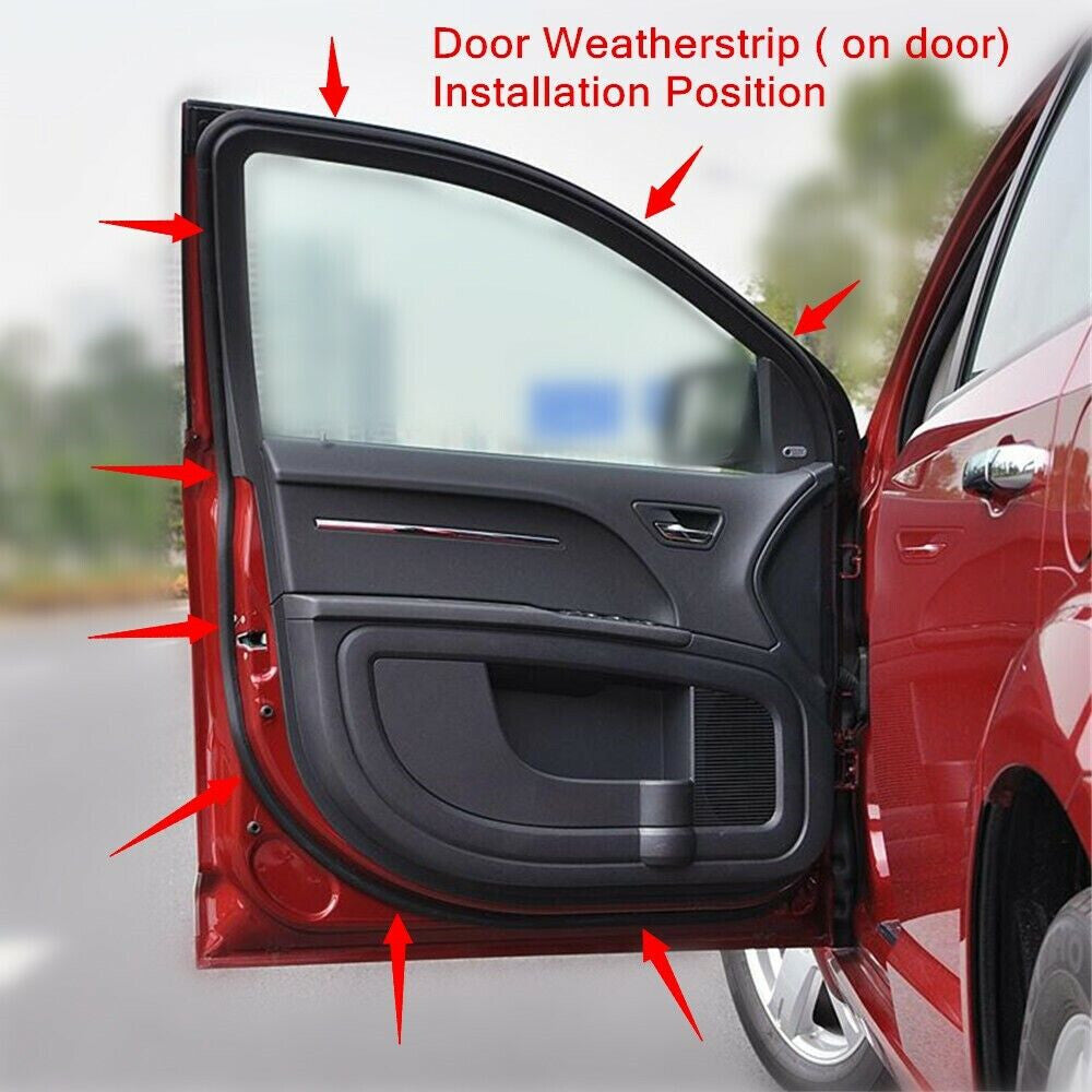 Car Door Weatherstrip Moulding Seal Weather Strip Front LH for CIVIC Sedan 06-11