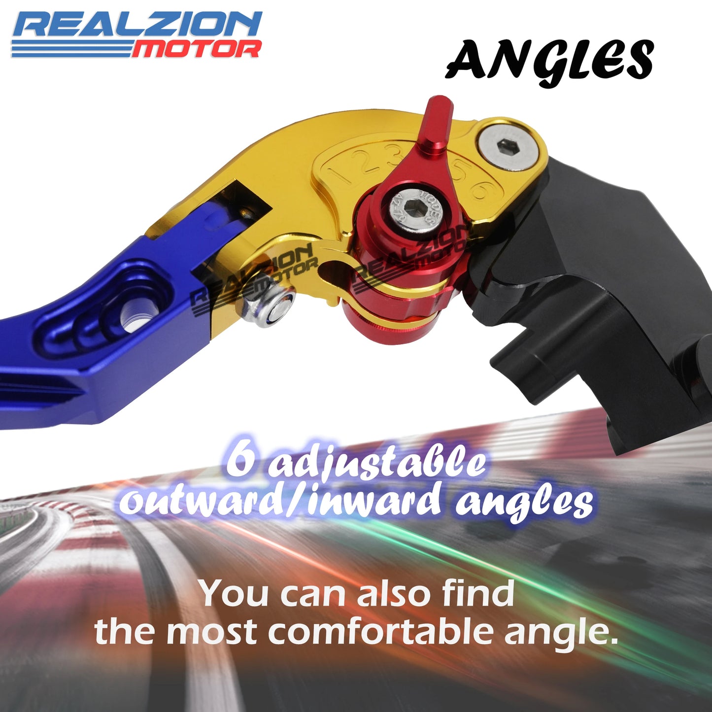 Realzion MT03 2015-2020 Brake Clutch Lever Motorcycle Adjustable Folding Lever