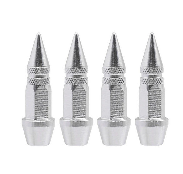 4-piece car tire valve cover rod air dust cover dustproof blue bomb  for ford