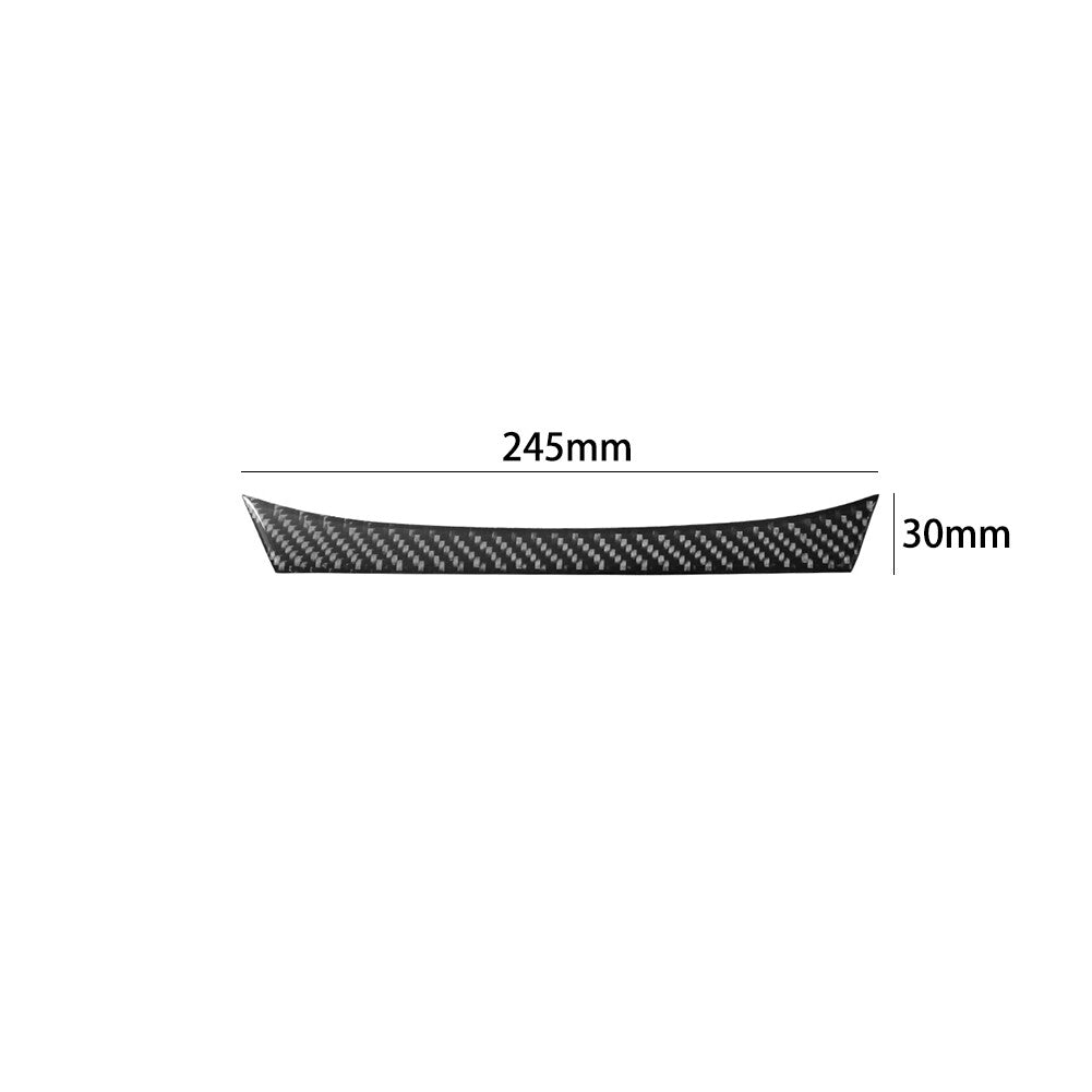 Carbon Fiber Inner Below Speedometer Strip Cover Trim for Ford Fiesta 2011-2015