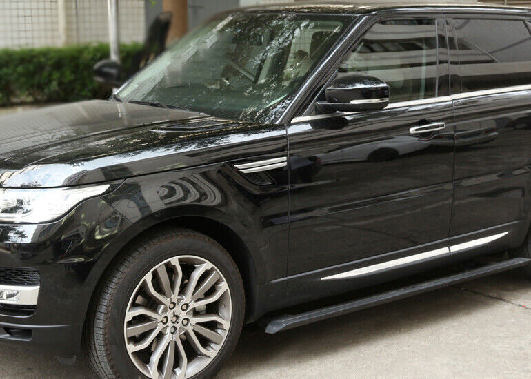 4PCS for Range Rover Sport 14-2017 Silver Air Flow Vent Side Fender Decor Strips
