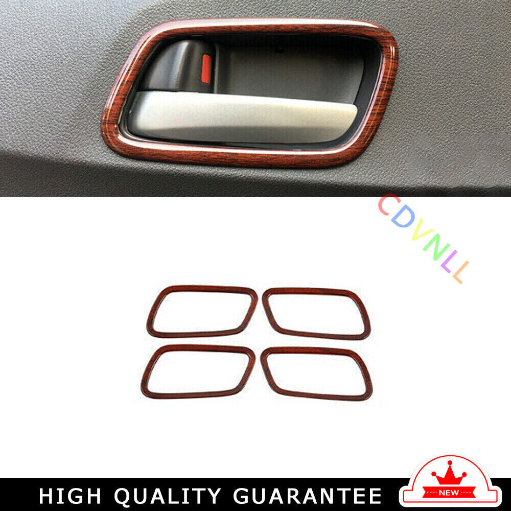 Inner Door Handle Bowl Cover Trim for Honda CRV CR-V 2012-2016 Peach Wood Grain