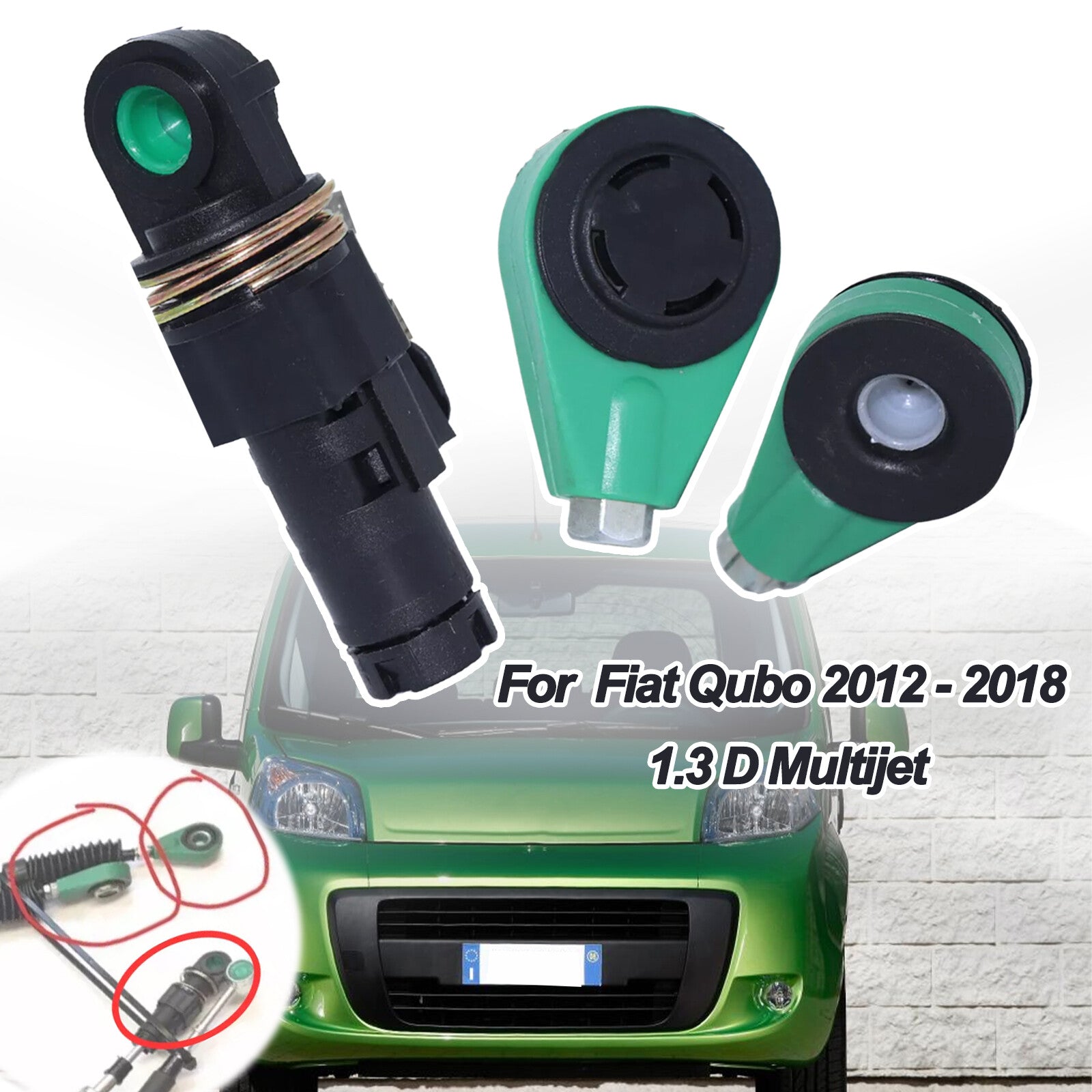 3Pcs for Fiat Qubo 2014 1.3 D Multijet Gear Shift Cable Linkage End Bush Repair