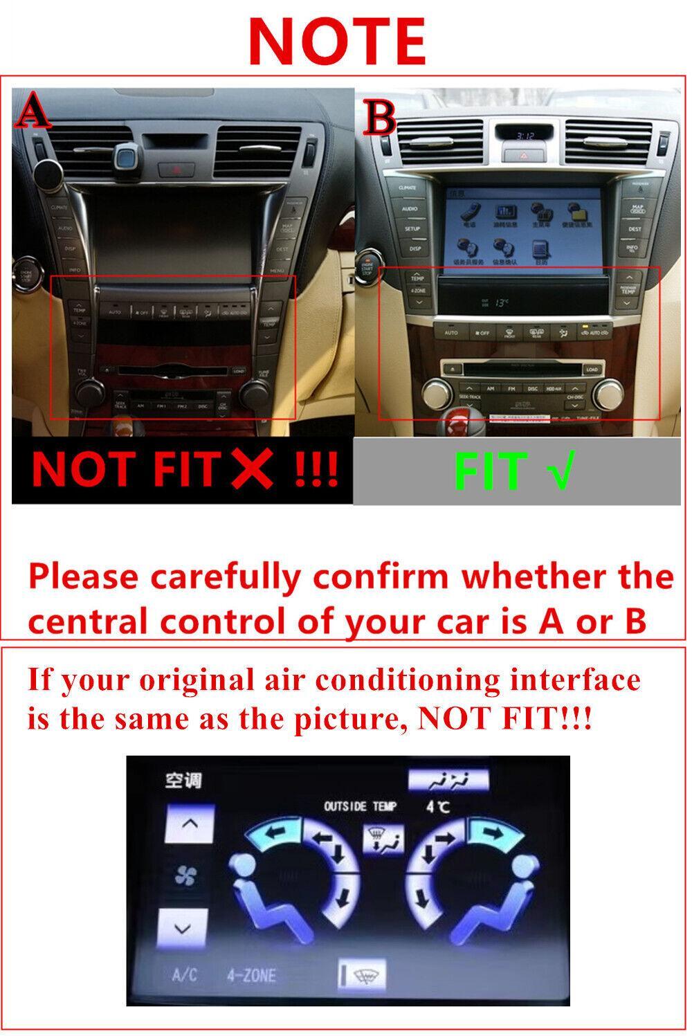 9-inch stereo radio with Navi GPS for 2006-2012 for Lexus LS460. Built-in CarPlay and Android Auto.