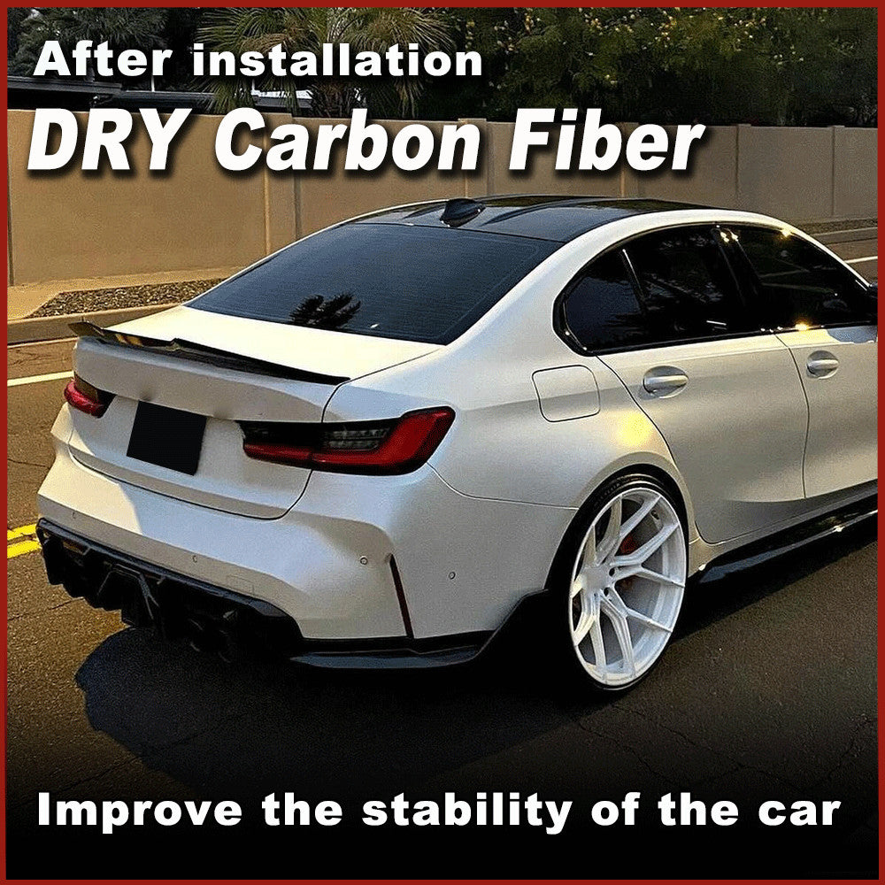 for BMW G20 320i M340i G80 M3 2019UP DRY CARBON Rear Trunk Spoiler Boot Wing Lip