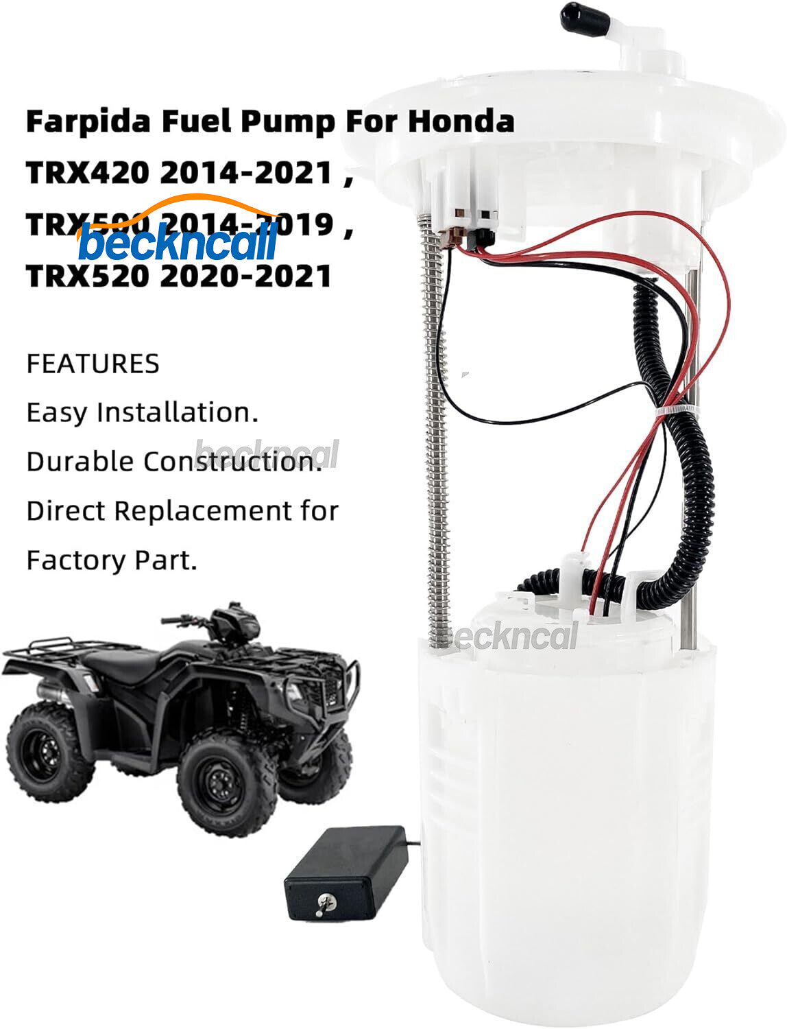 for Honda 14-21 TRX420 14-19 TRX500 20-21 TRX520 Fuel Pump 16700-HR3-A21 New