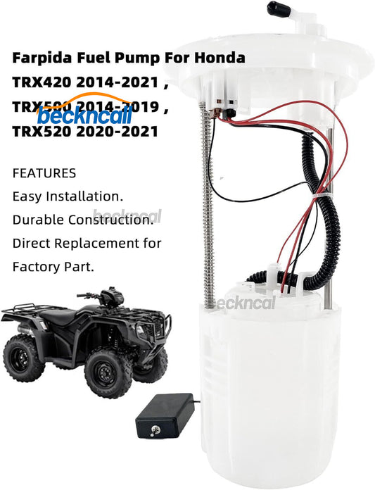 for Honda 14-21 TRX420 14-19 TRX500 20-21 TRX520 Fuel Pump 16700-HR3-A21 New