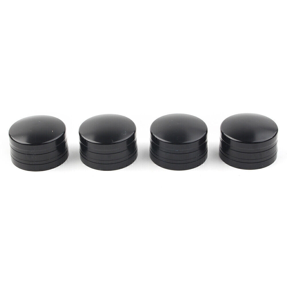 Head Bolt Spark Plug Covers for Harley Sportster XL Twin Cam Touring Black 4pcs