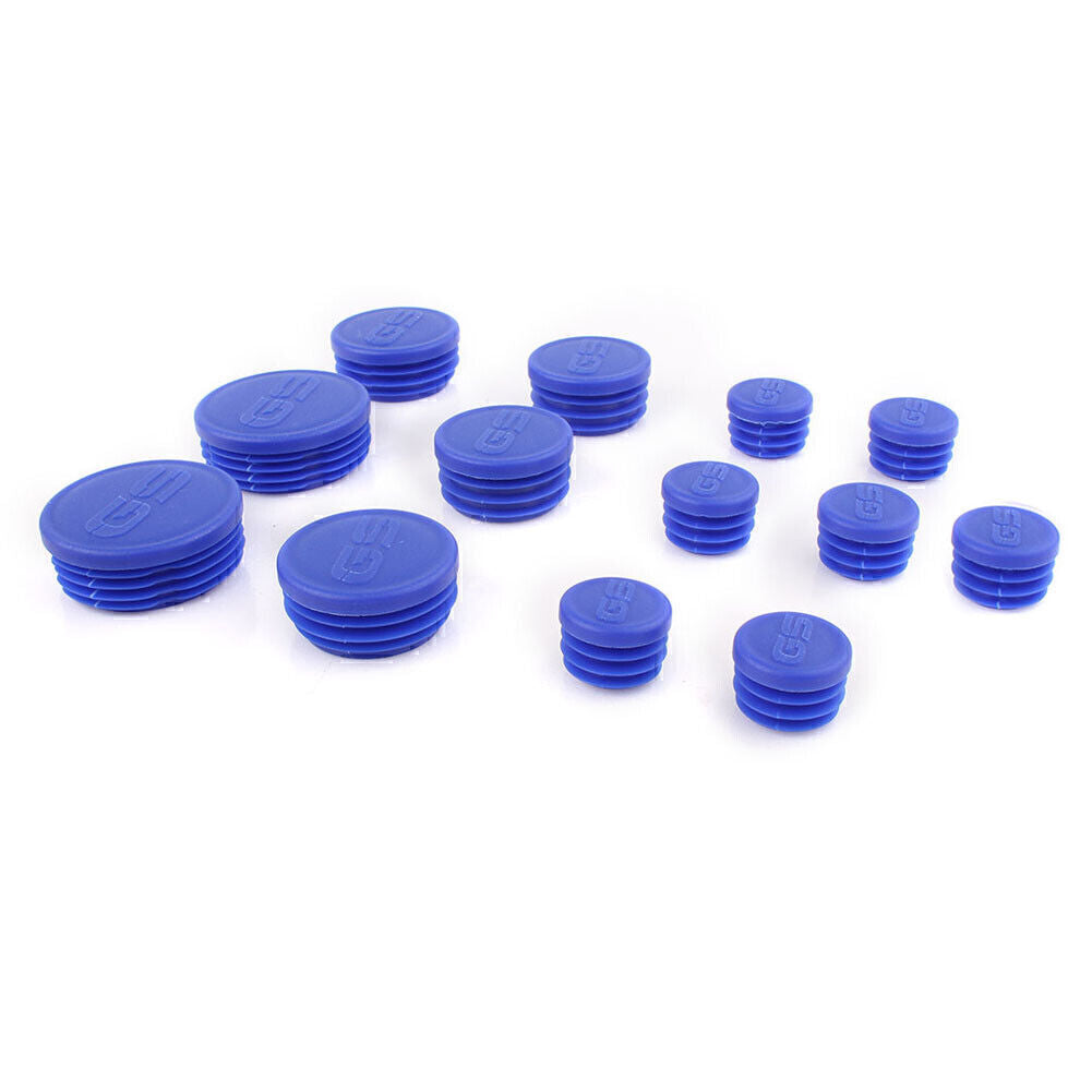 for BMW R1200GS LC ADV 13-16 Deep Frame End Cap Hole Plug Decor Cover Kit Blue