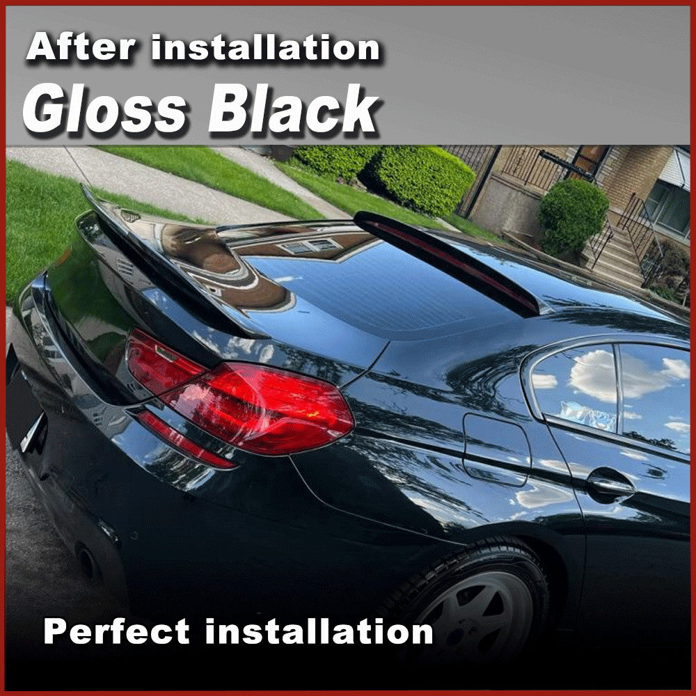 Gloss Black Rear Roof Spoiler Top Wing Fit for BMW 640i 650i M6 Gran Coupe 12UP