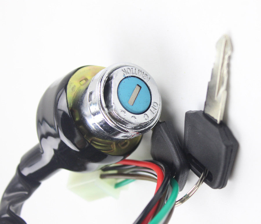 6 Wire On Lock Off Ignition Key Switch For Kazuma Meerkat 50 50cc ATV Quad