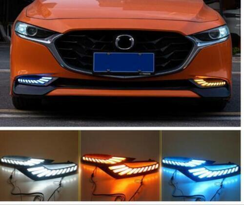 For 2019-21 for Mazda 3 Sedan DRL LED daytime running lights Turn signal light lamp
