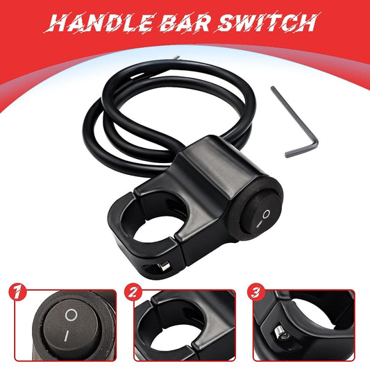 12V 22mm Motorcycle Switch Handlebar on/off for Fog Light Brake Handlebar Switch