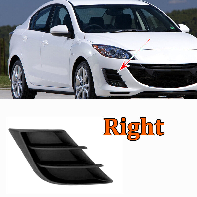 Right headlights Front Bumper Fog Light Cover for Mazda 3 2009-2013 M3 BL BK