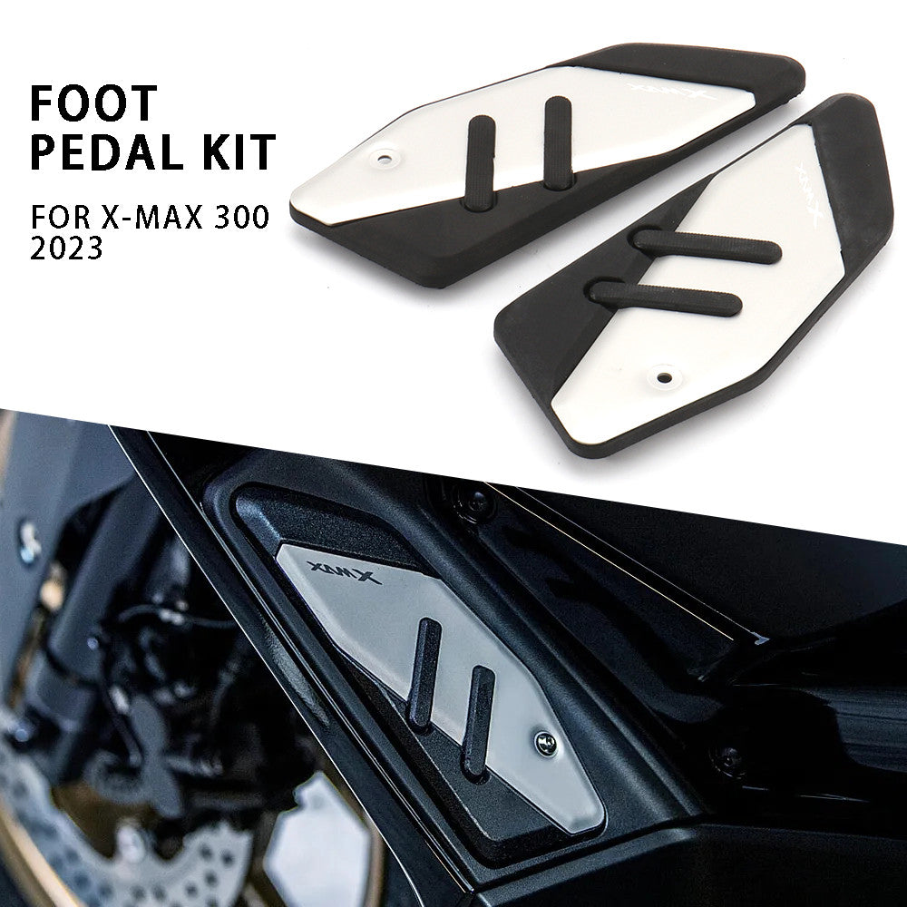 Motorcycle Pedal Plate Footrest Footpads for Yamaha XMAX300 Foot Rest Skidproof