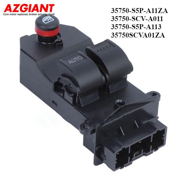 35750-S5P-A113 WINDOW CONTROL SWITCH DRIVER LEFT for Honda Element L4 2.4L