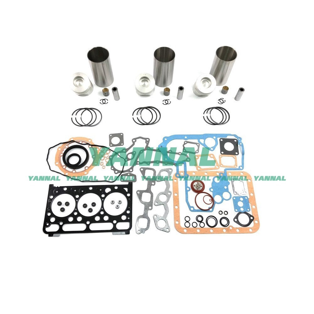 D1703 Overhaul and Reconstruction Kit with Complete Gaskets for Kubota Diesel Engines