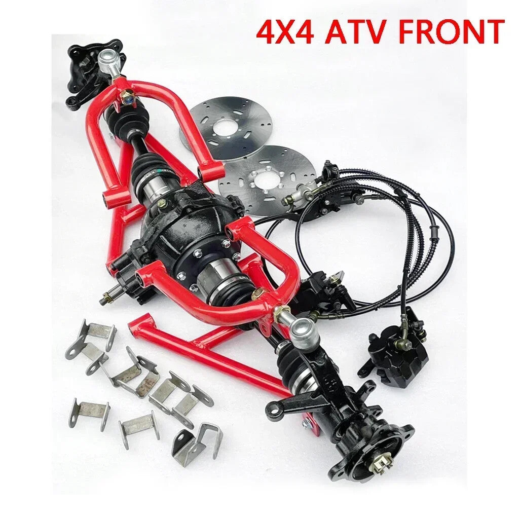 ATV Suspension Swing Arm Upper/Lower Steer Knuckle Spindle Shock Brake Caliper