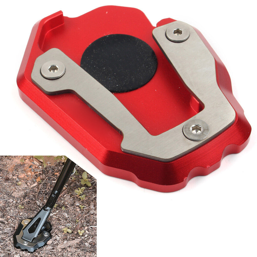 CNC Kickstand Side Stand Extension Plate Fit for Honda CRF1100L L4 Africa Twin Red