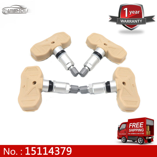 15114379 4X TPMS Tire Pressure Sensor for 2005-2006 for Chevrolet Tahoe for GMC for Sierra