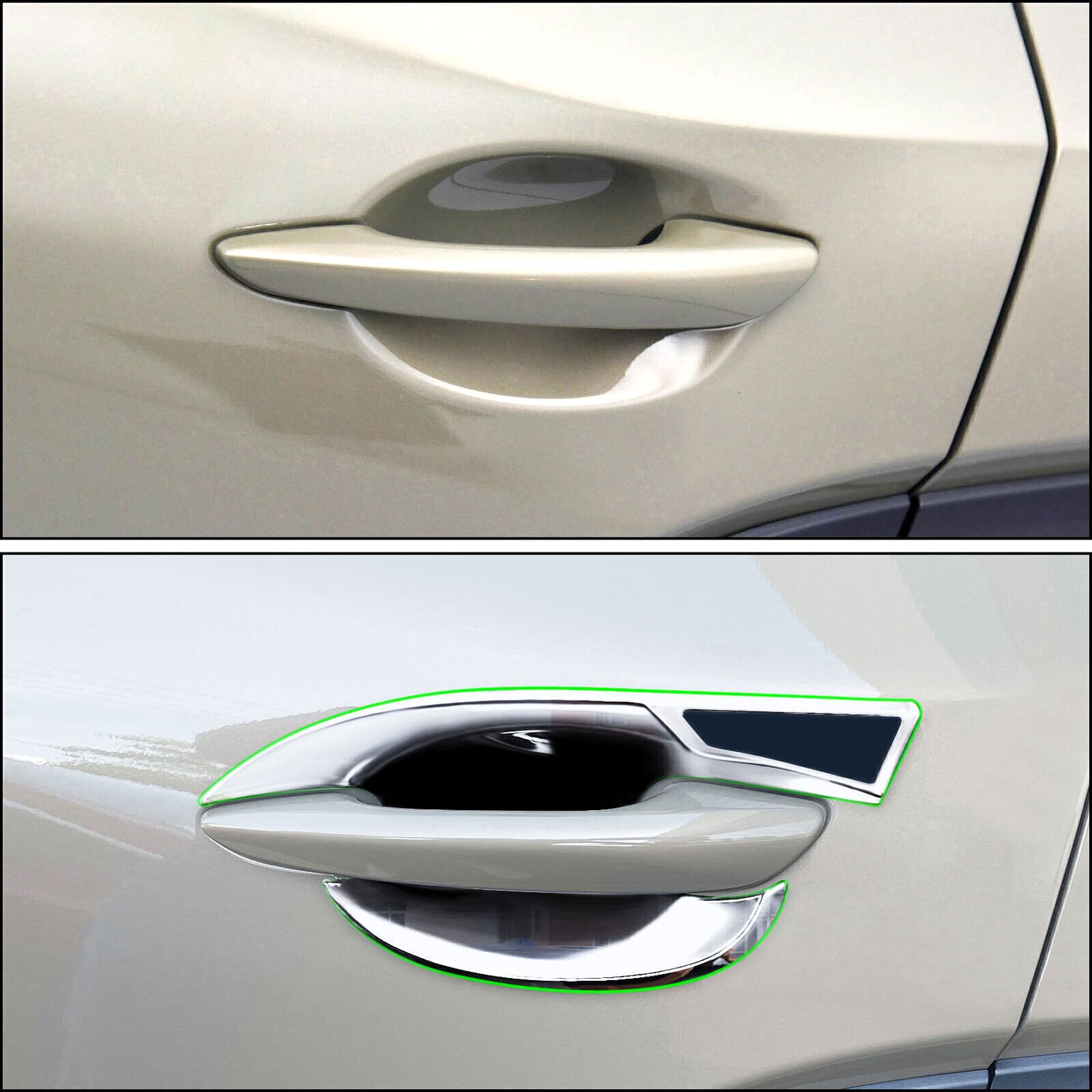 for Mazda CX-50 CX50 23-25 ABS silver Chrome Car Door Handle Bowl Cover Trim 4X