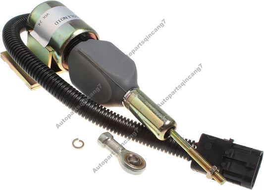 24V Stop Solenoid 6733-81-9110 for Komatsu Wheel Loader WA180PT-3L WA250PT-3L