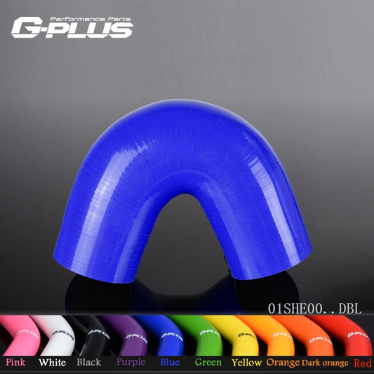 Fits 2 1 1/16 inch 68 mm 135 degree hose turbine silicone elbow joint hose new