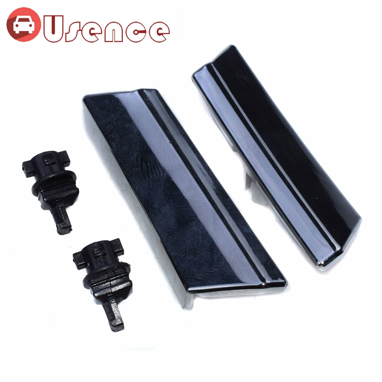 Pair Headlight Washer Nozzle Cover Chrome Clips For 2006-11 for LEXUS GS350 GS430