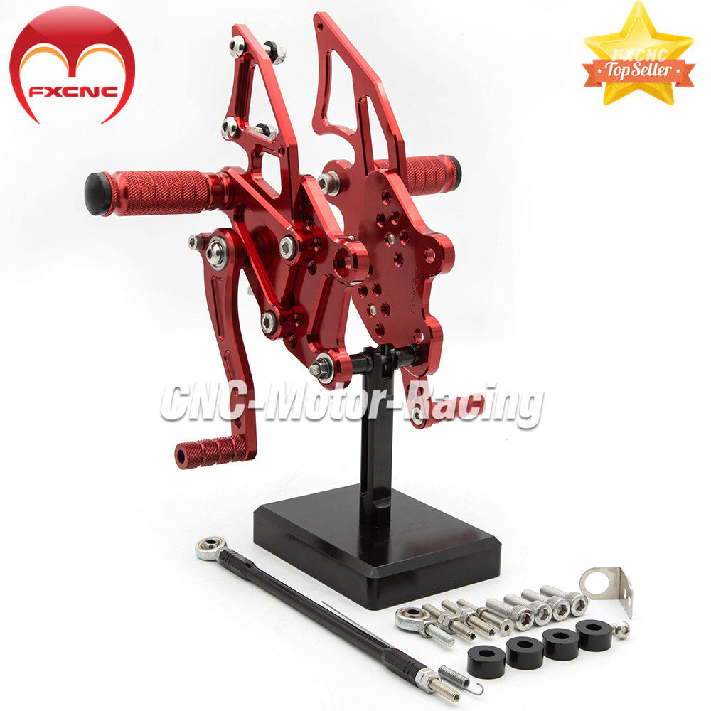 Red is suitable for adjusting the CNC foot spike gear pedal on for Kawasaki 300 250 2013 - 2017.