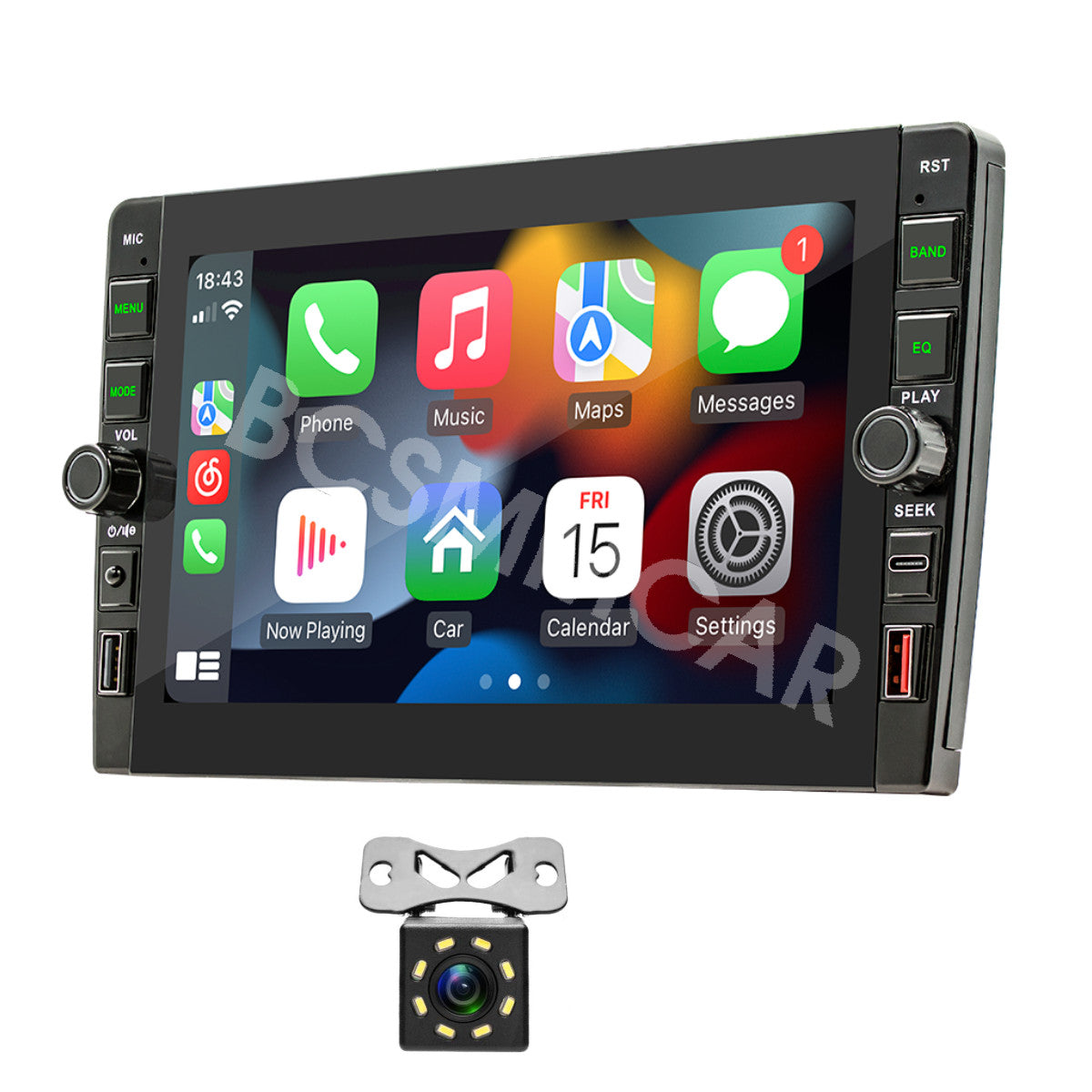 8in Android 12 For Apple Carplay Car Stereo Radio GPS WiFi 2 Din Camera 2+32G