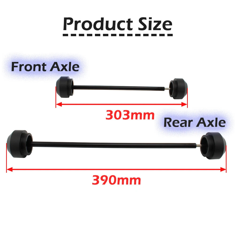 Rear Front Axle Fork Crash Slider for YAMAHA Tenere700 XT700Z 2019-21 Anti-Fall