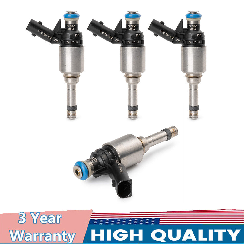 4-pack fuel injectors suitable for 2016-2018 for Kia Sorento and 2015-2017 for Hyundai Sonata 2.4L.