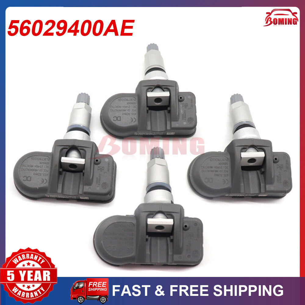 Set of 4 TPMS Tire Pressure Sensor 56029400AE for Dodge for Challenger SRT 2008-2020