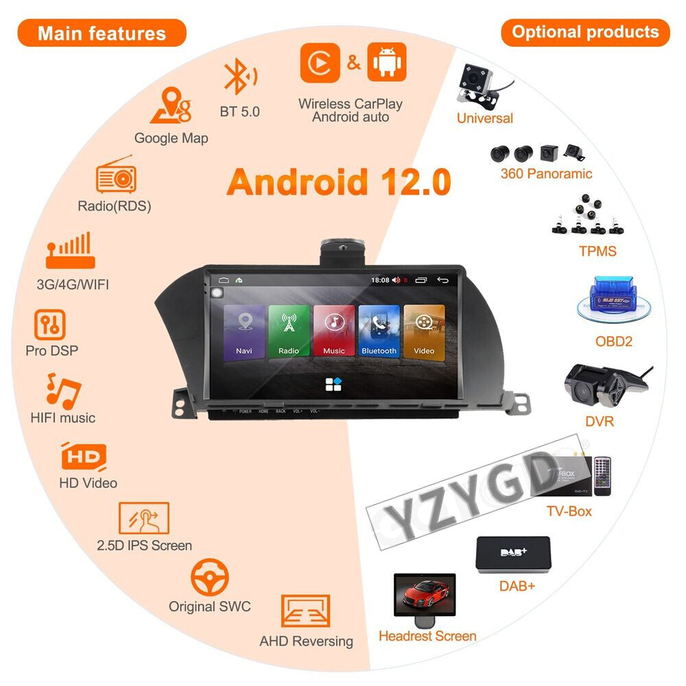 for Honda for Accord 9th 2012-2018 Android Car Radio GPS Stereo Receiver 64GB Screen