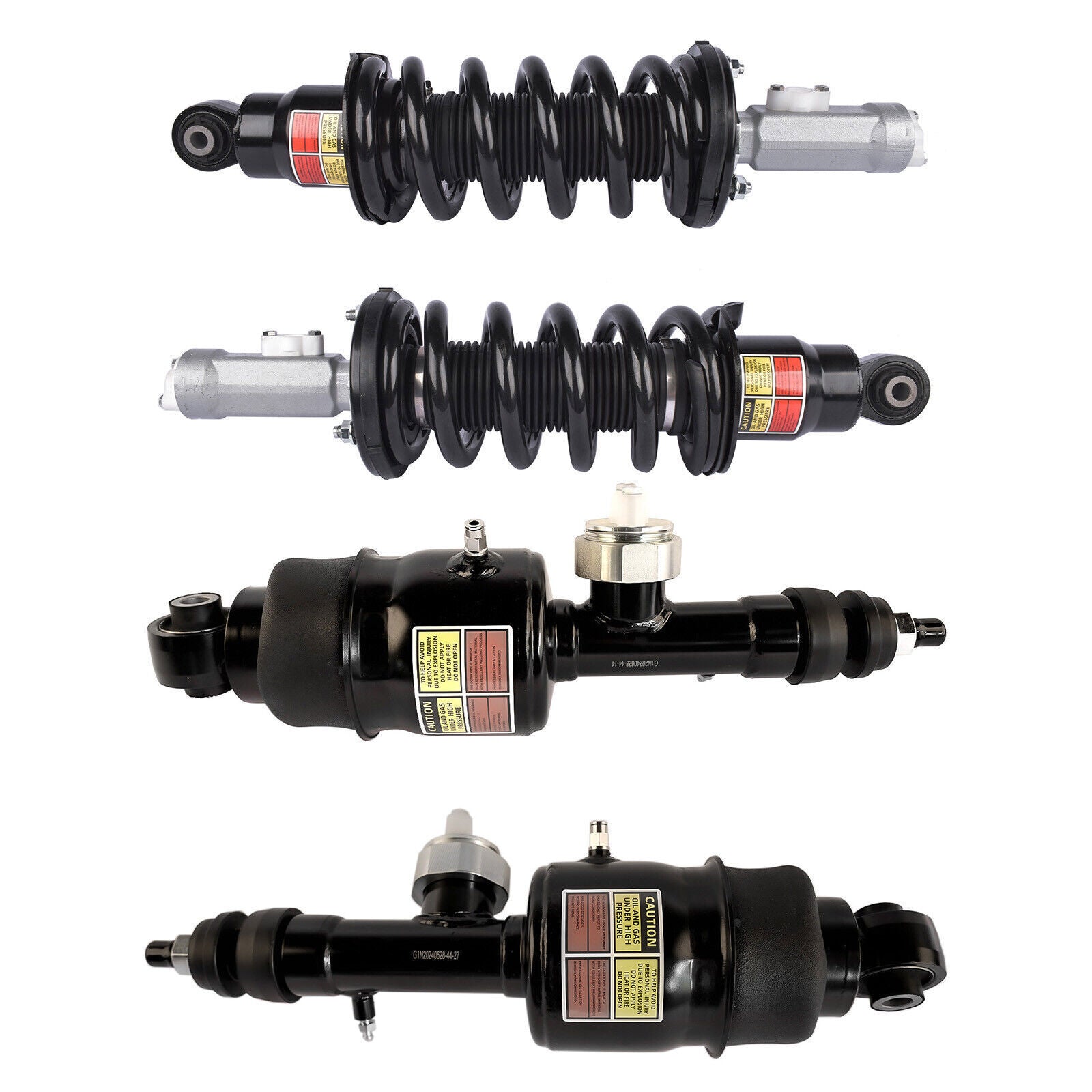 A pair of rear shock absorber strut assemblies electronically compatible with for Audi for A4 S4 for A5 S5 08-17 8F0513025A