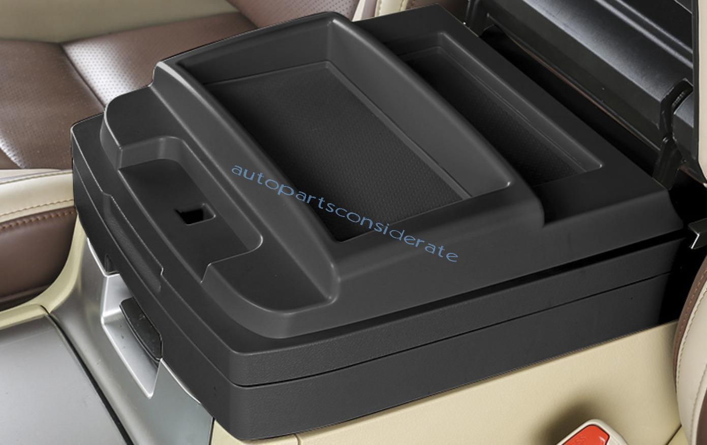 for Toyota for Land Cruiser 2008-21 Console Armrest Lid Box Booster Cushion Black 1X