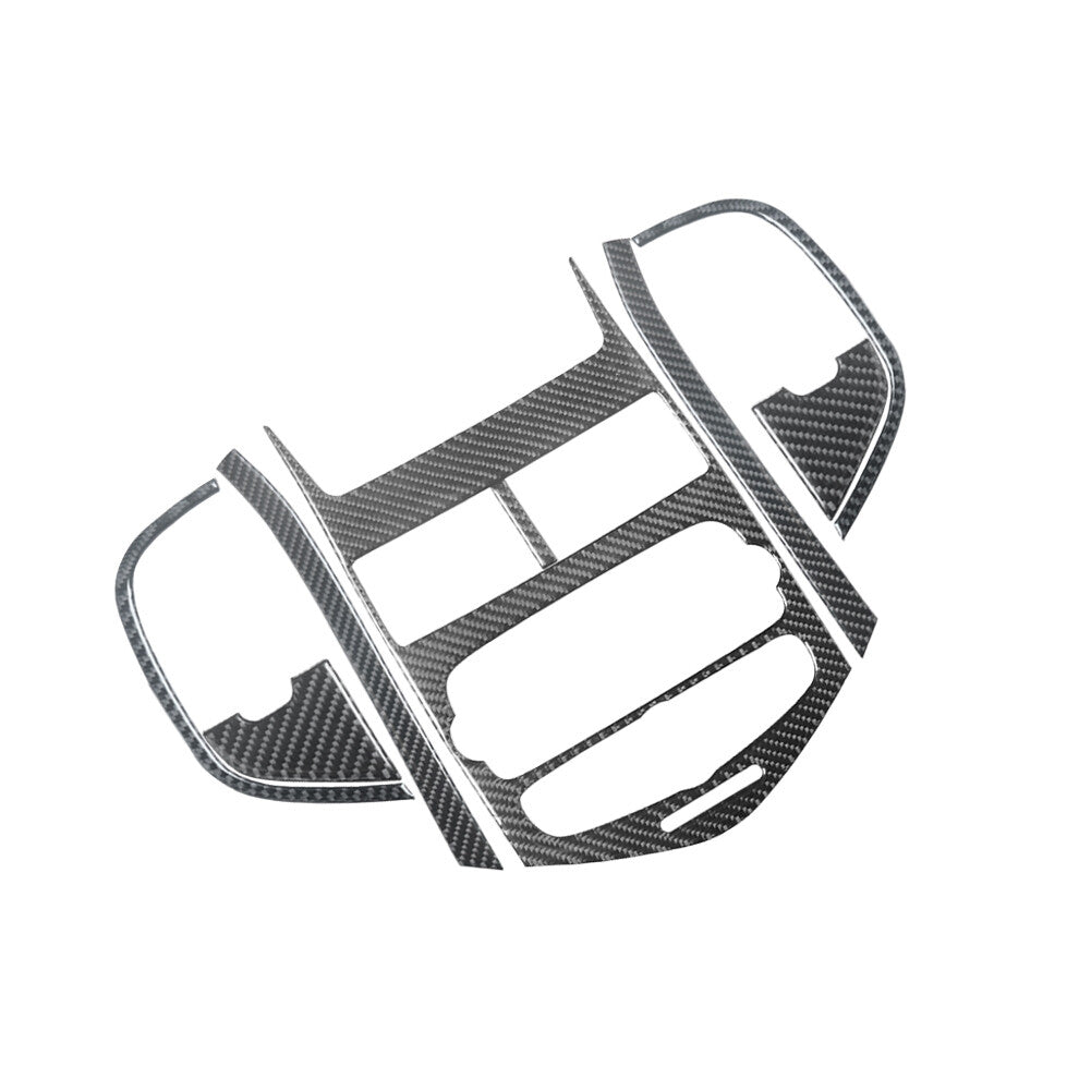 8Pcs Carbon Fiber Center Console Panel Cover Trim for Chevrolet Sonic 2012-2016