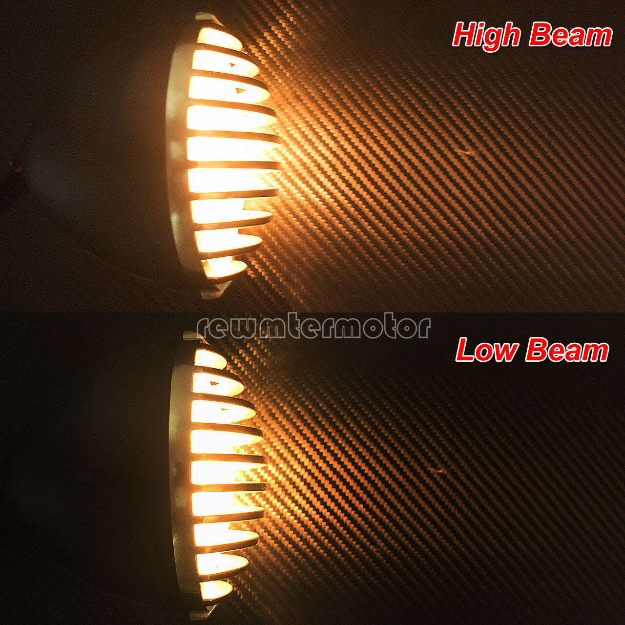 Front Motorcycle Headlight Gold Grill Cover Fit for Harley Cafe Racer Chopper