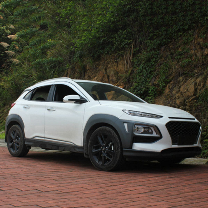 for Hyundai Kona 18-23 silver Window Visor Vent Sun Shade Rain Guard Door Visor