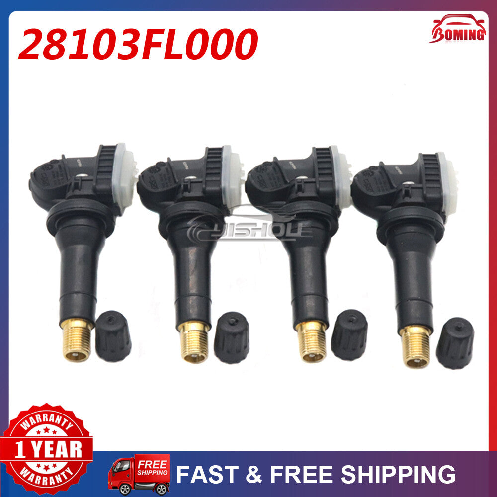 (4) A new TPMS tire pressure sensor kit for Subaru Impreza Crosstrek 28103FL000